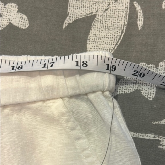 🤍”Liz Claiborne” NWT Women’s White Linen/Cotton Blend Pants w/ Pockets🤍 - Picture 13 of 13